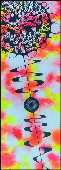 abstract acrylic art 3